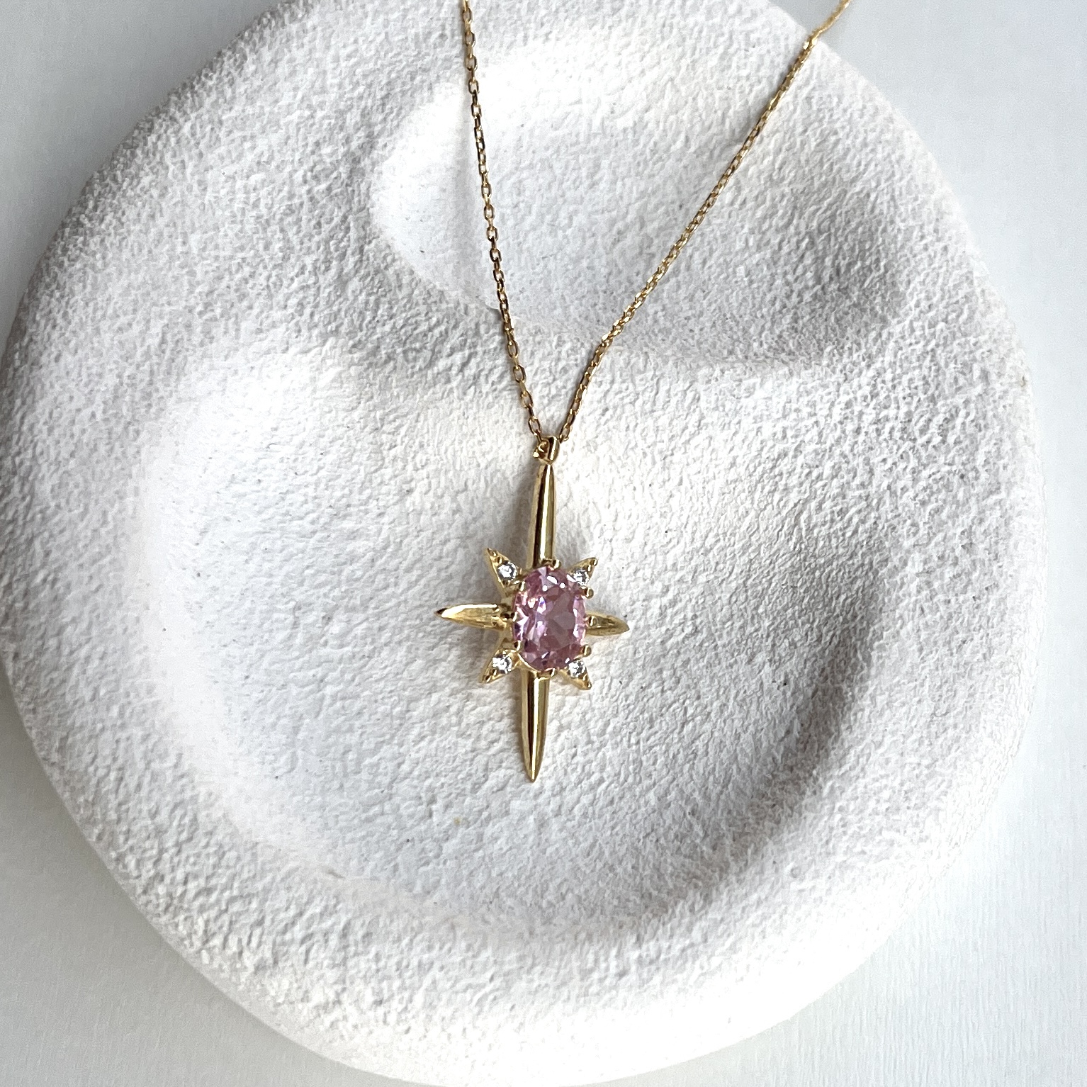 Silver Polar Star Necklace