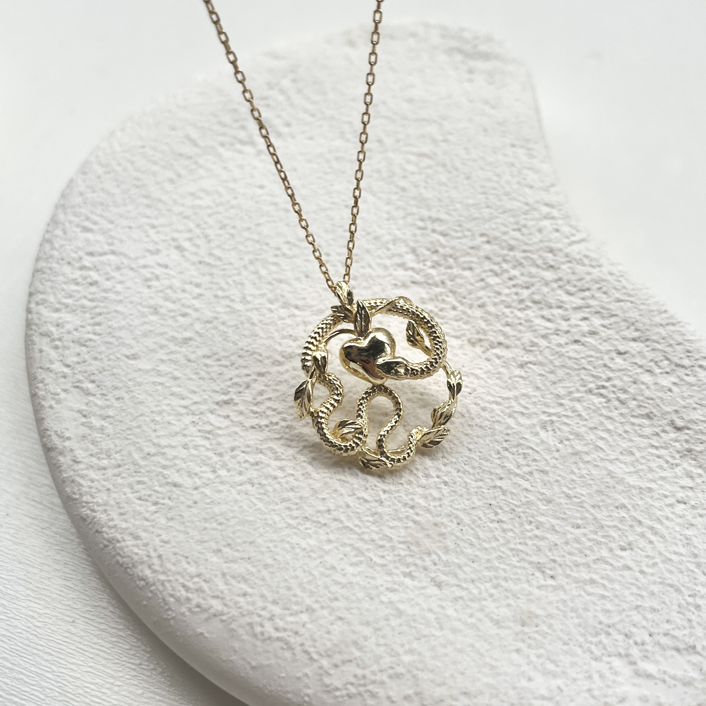 Silver Snake Necklace