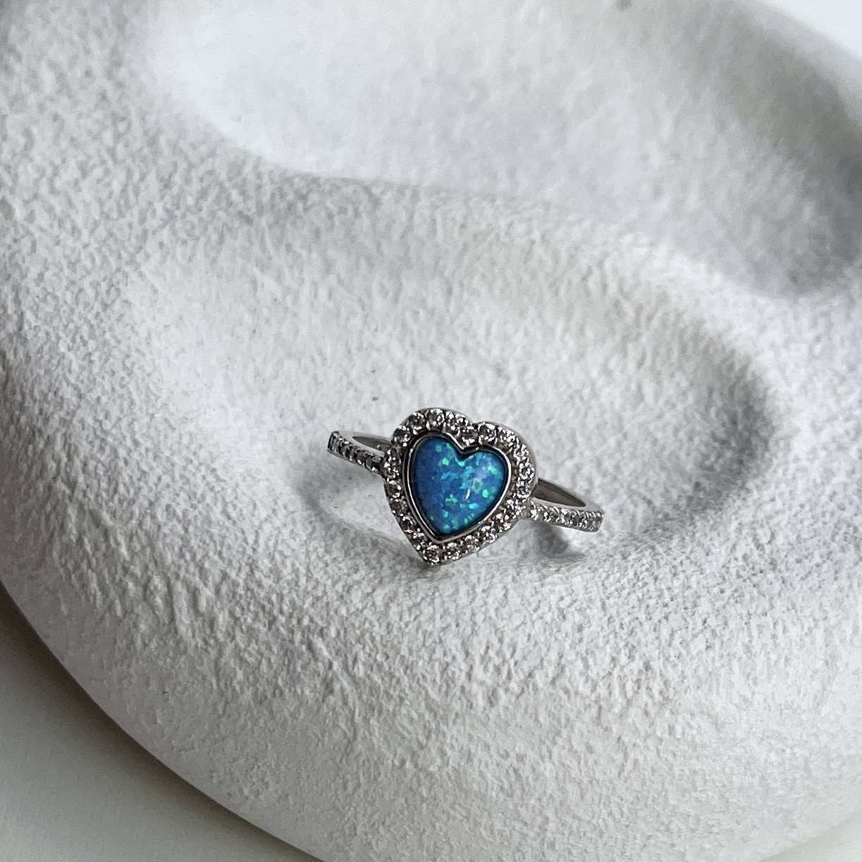 Silver Heart Ring