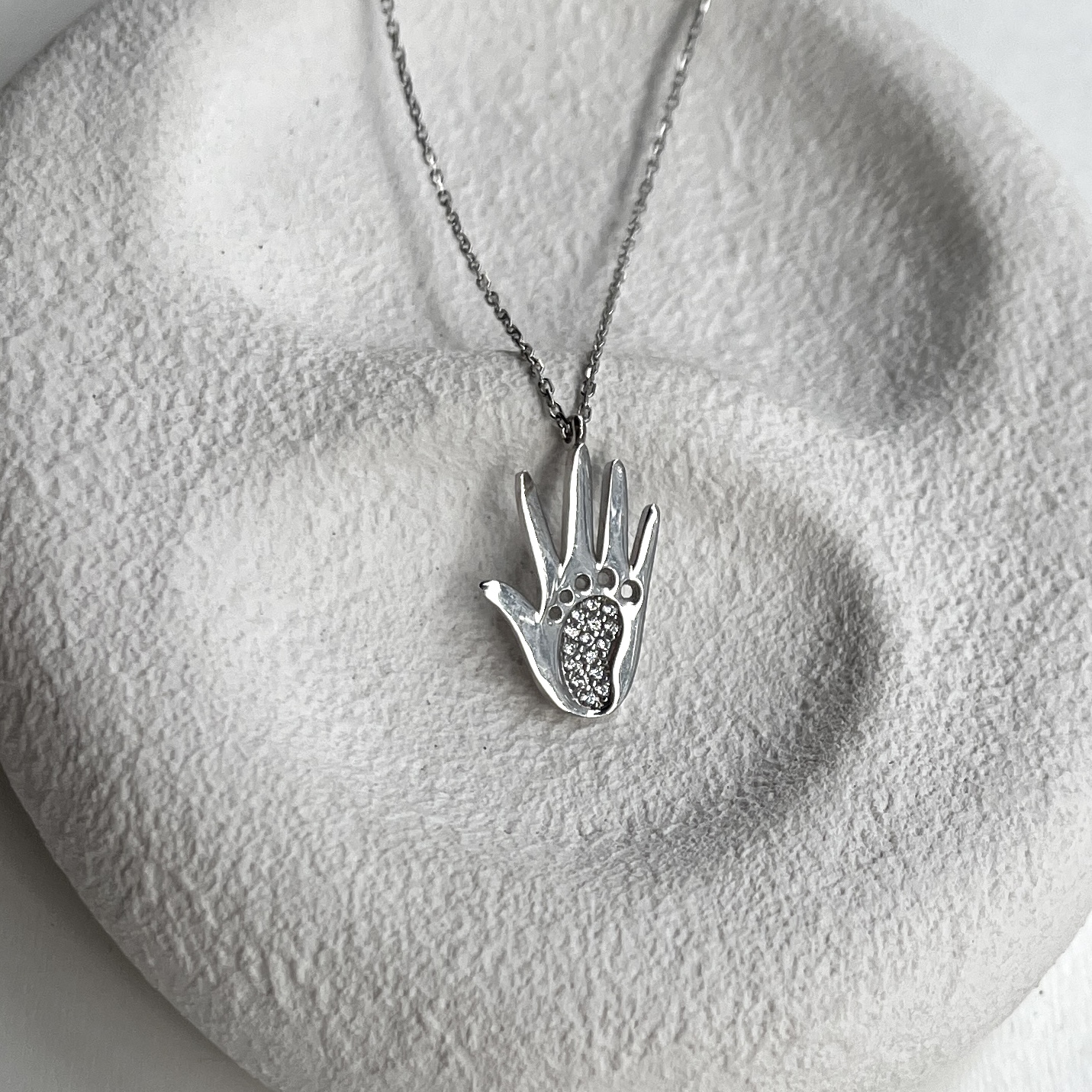 Silver El Designed Necklace