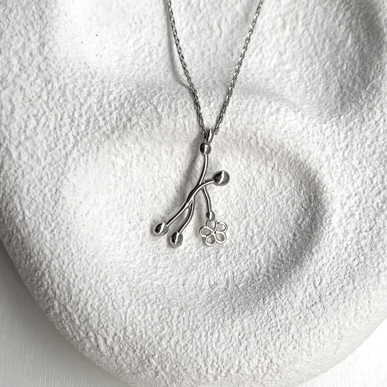 Silver Figure Necklace