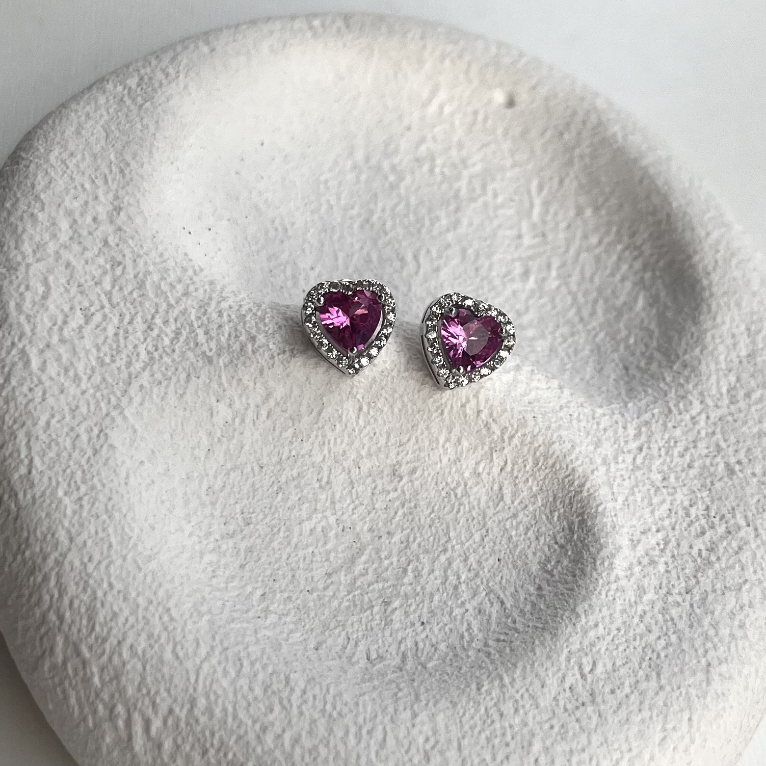 Silver Heart Earrings