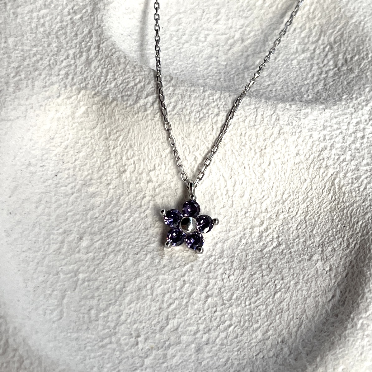 Silver Flower Necklace