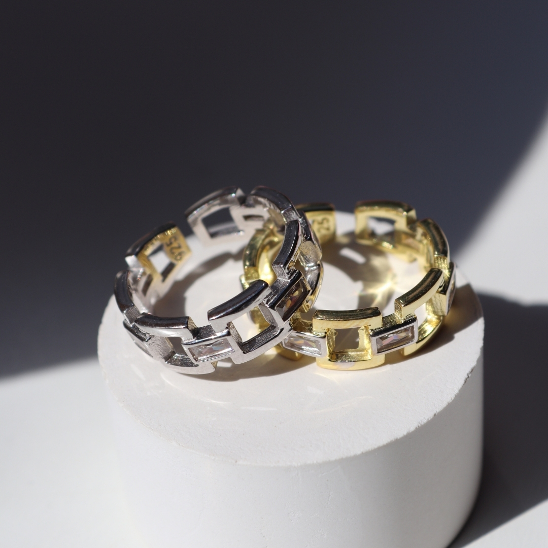 Silver Design Ring