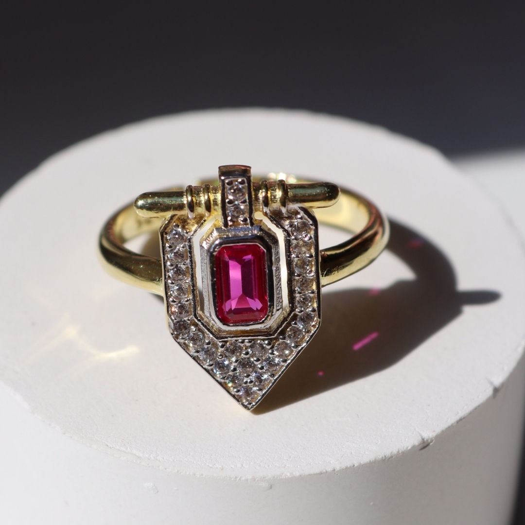 Silver Design Ring