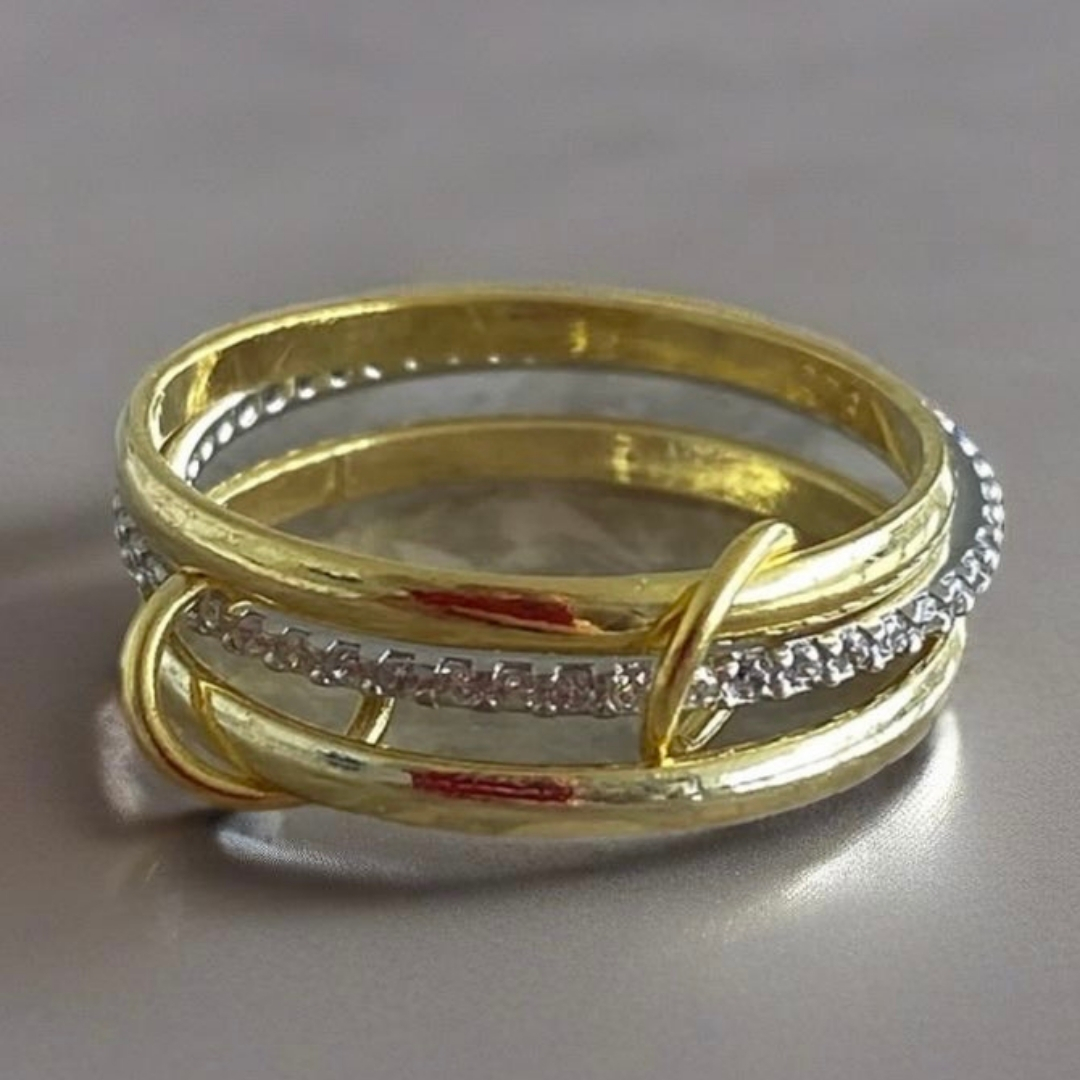 Silver Trio Ring