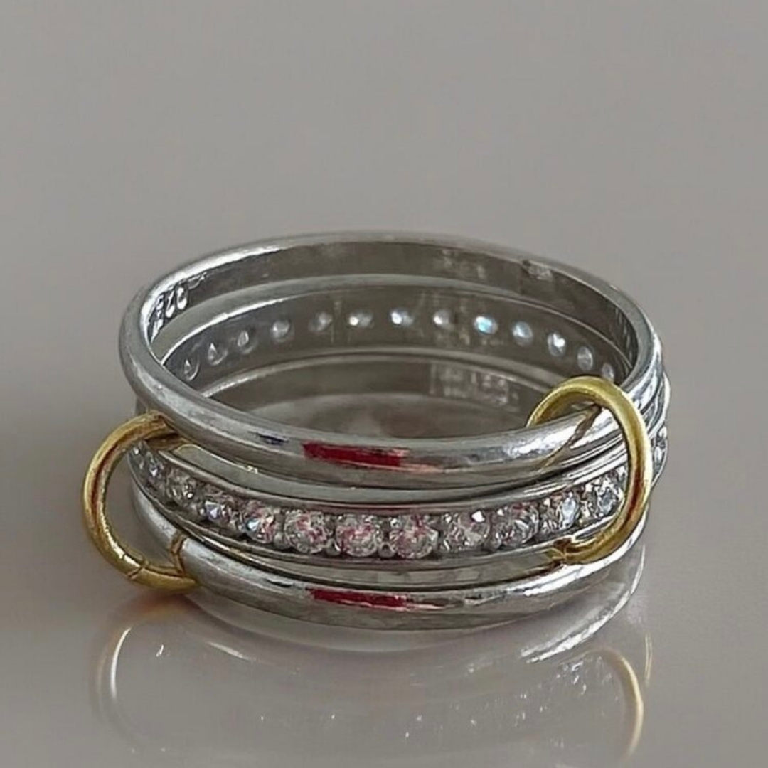 Silver Trio Ring