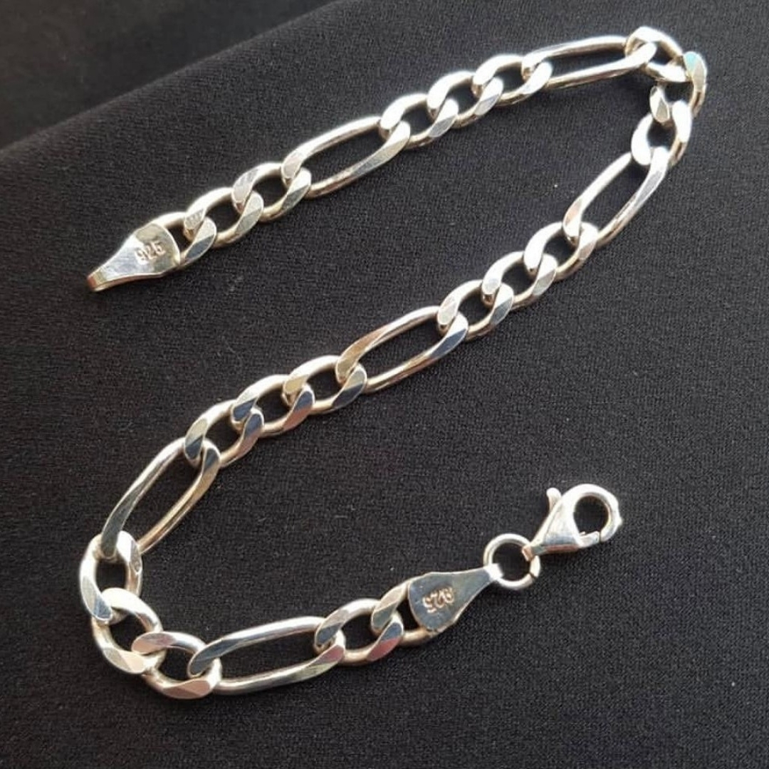 Silver Figaro Bracelet