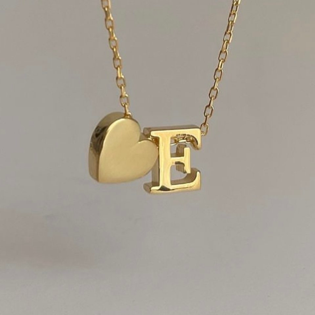 Silver Letter Necklace