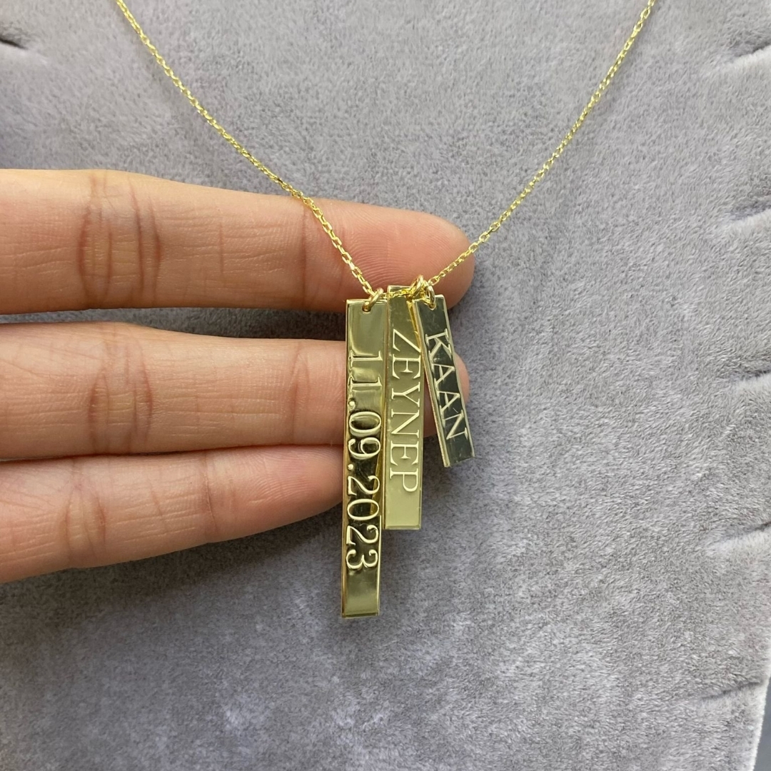 Silver Plaque Necklace