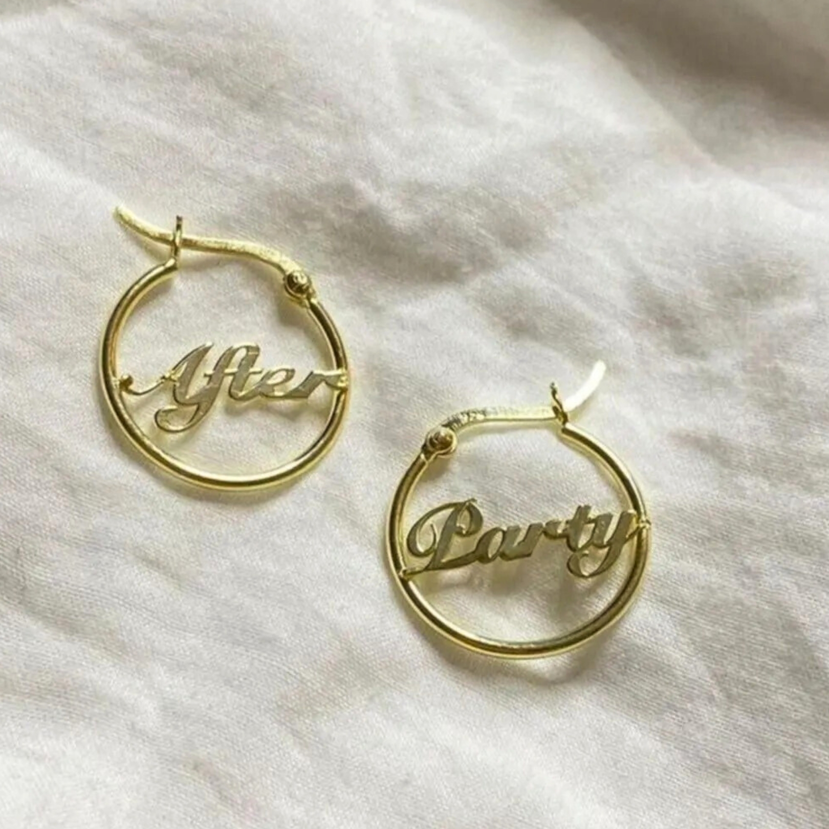 Personalized Hoop Earrings
