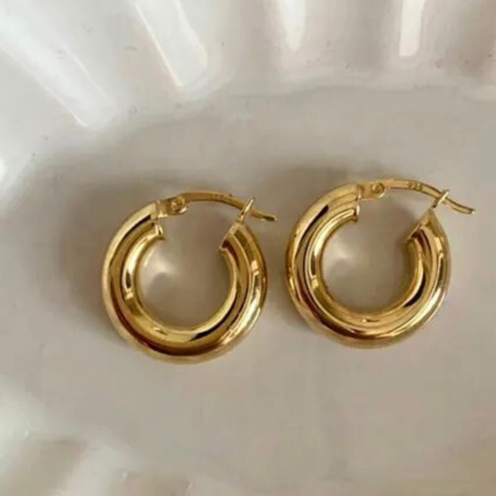 Silver Hoop Earrings