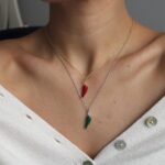 biber gümüş kolye toptan gümüş takı